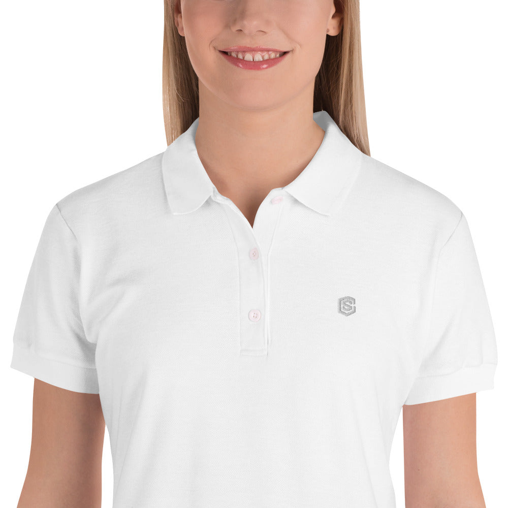Embroidered Women's Polo Shirt
