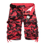 Camouflage Loose Cargo Shorts