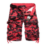 Camouflage Loose Cargo Shorts