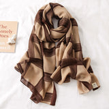 women scarf fashion print cotton