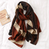 women scarf fashion print cotton