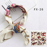 Women Fashion Print Small Neck Scarfs