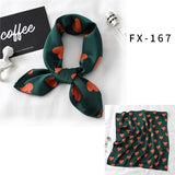 Women Fashion Print Small Neck Scarfs