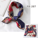 Women Fashion Print Small Neck Scarfs