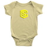 Baby Bodysuit WITH YELLOW LOGO