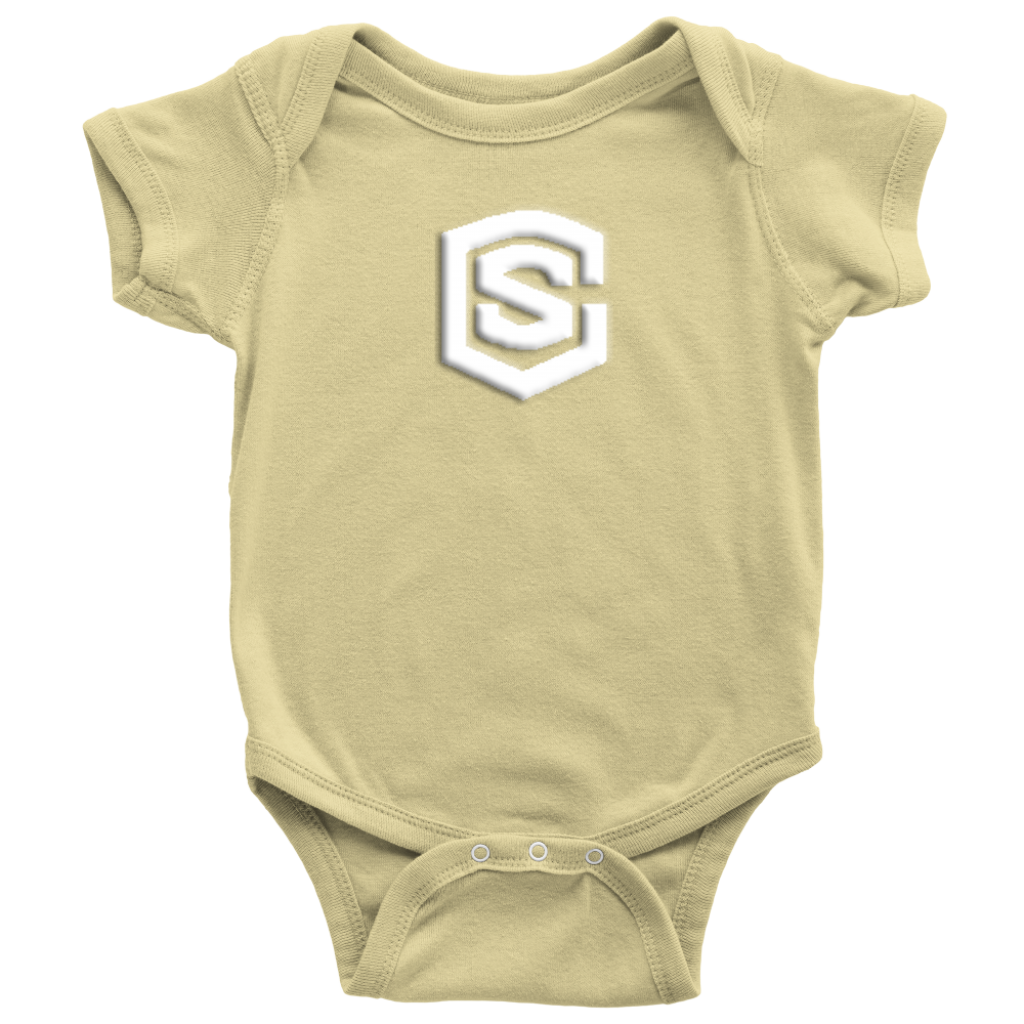 Baby Bodysuit WITH WHITE LOGO