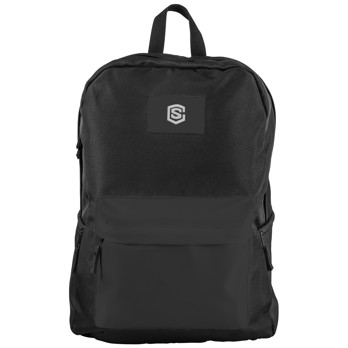 BLACK OAKLANDER BACKPACK WHITE LOGO