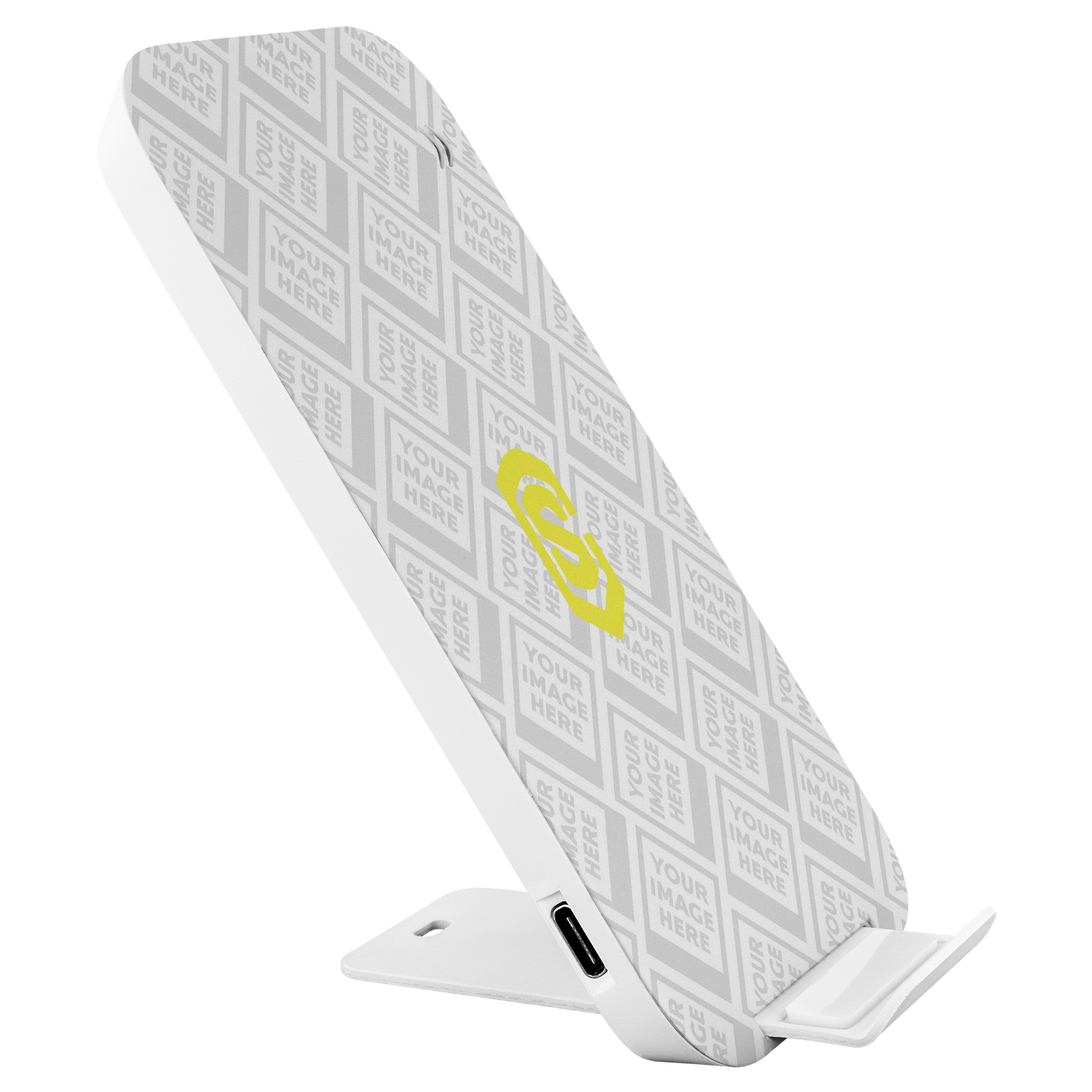 Personalized Prontimus - Wireless Charging Stand  WITH YELLOW LOGO