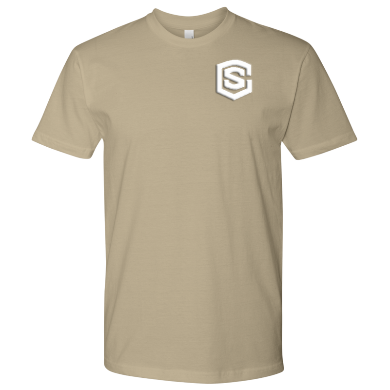 Next Level Mens Shirt WITH WHITE LOGO