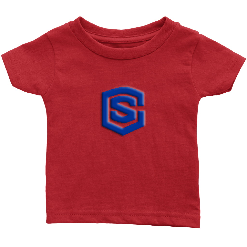 Infant T-Shirt WITH BLUE LOGO