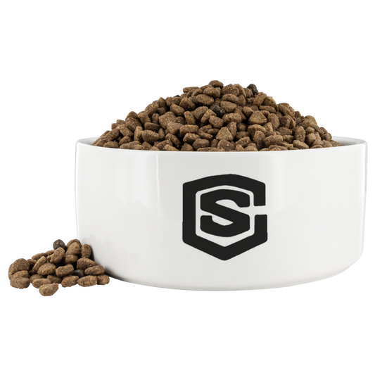 Dog Bowl WITH BLACK LOGO
