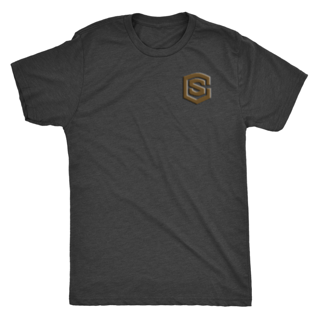 Next Level Mens Triblend WITH BROWN LOGO