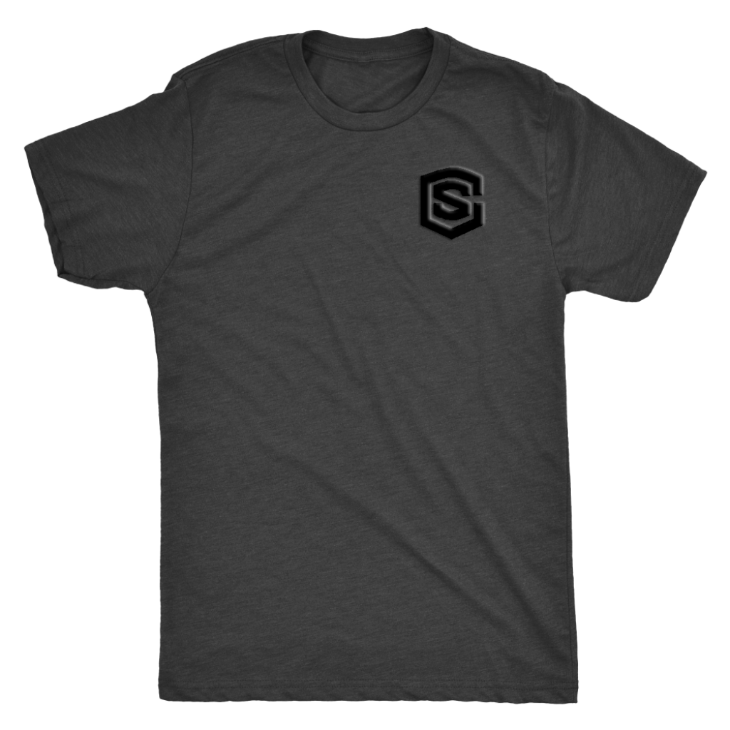 Next Level Mens Triblend BLACK LOGO