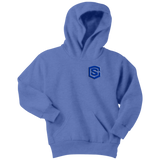 Youth Hoodie WITH BLUE  LOGO