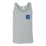 Canvas Unisex Tank WITH BLUE LOGO