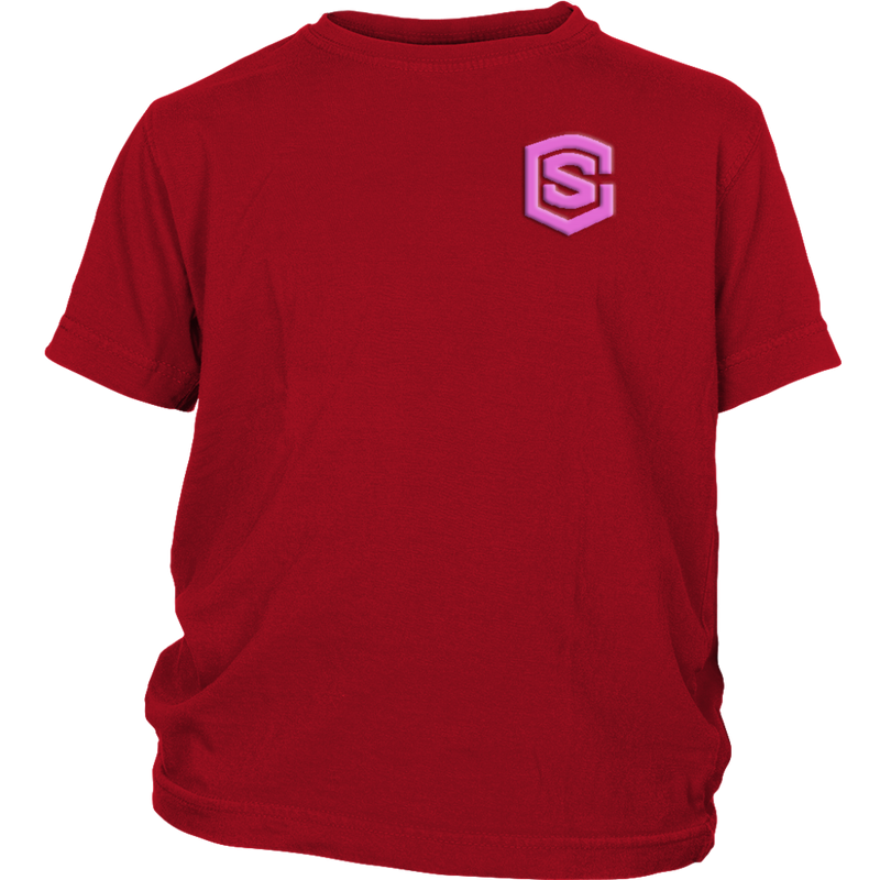 District Youth Shirt WITH PINK LOGO