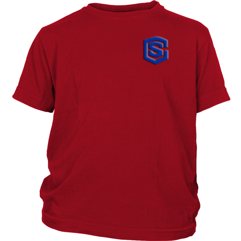 District Youth Shirt WITH BLUE LOGO