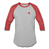 Baseball T-Shirt WITH RED LOGO - heather gray/red