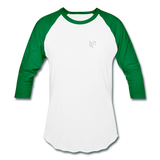 Baseball T-Shirt WITH WHITE LOGO - white/kelly green