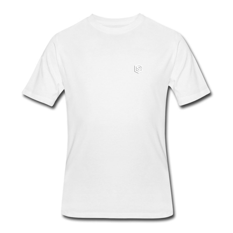 Men’s 50/50 T-Shirt WITH WHITE  LOGO - white