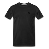 Men’s Premium Organic T-Shirt WITH BLACK LOGO - black