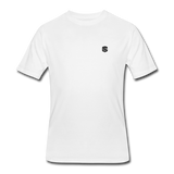 Men’s 50/50 T-Shirt WITH BLACK LOGO - white