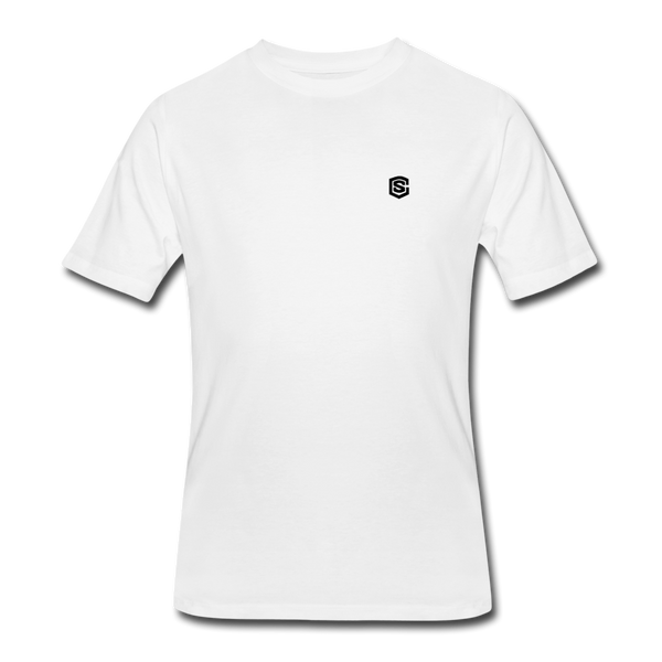 Men’s 50/50 T-Shirt WITH BLACK LOGO - white