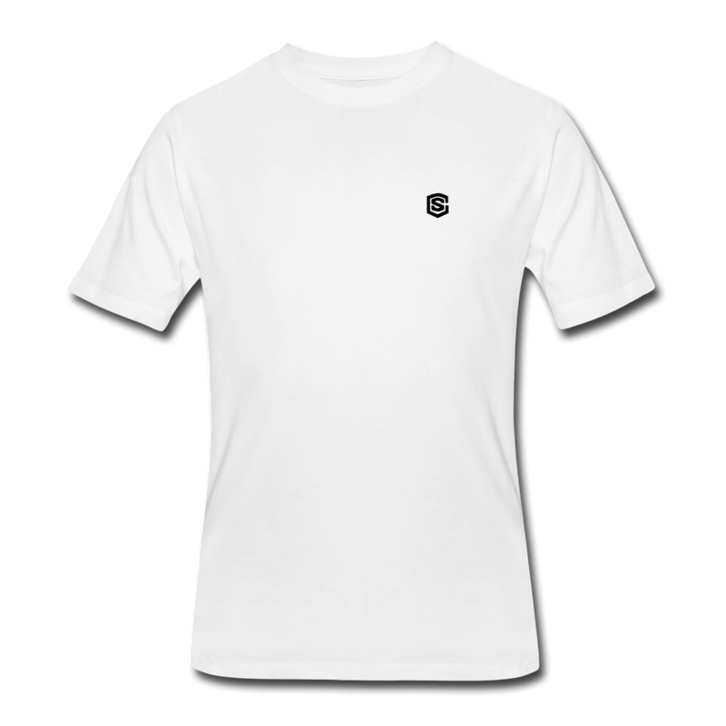 Men’s 50/50 T-Shirt WITH BLACK LOGO - white