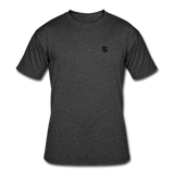 Men’s 50/50 T-Shirt WITH BLACK LOGO - heather black