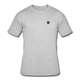 Men’s 50/50 T-Shirt WITH BLACK LOGO - heather gray