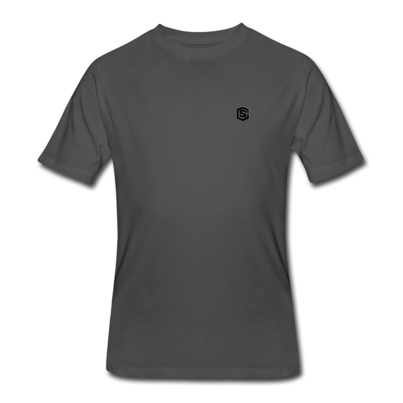 Men’s 50/50 T-Shirt WITH BLACK LOGO - charcoal