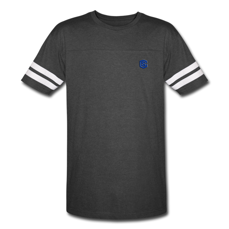Vintage Sport T-Shirt WITH BLUE LOGO - vintage smoke/white