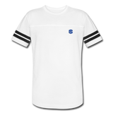 Vintage Sport T-Shirt WITH BLUE LOGO - white/black