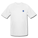 Men's Tall T-Shirt WITH BLUE LOGO - white