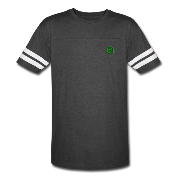 Vintage Sport T-Shirt WITH GREEN LOGO - vintage smoke/white