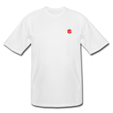 Men's Tall T-Shirt WITH RED LOGO - white