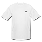 Men's Tall T-Shirt WITH BLACK LOGO - white