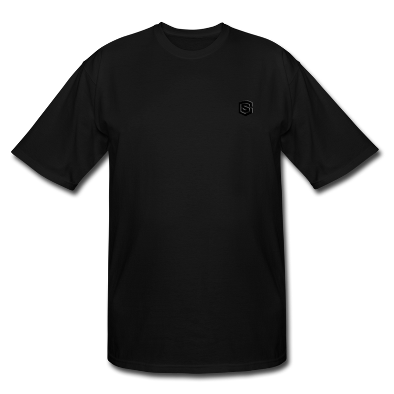 Men's Tall T-Shirt WITH BLACK LOGO - black