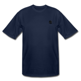 Men's Tall T-Shirt WITH BLACK LOGO - navy