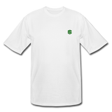 Men's Tall T-Shirt WITH GREEN LOGO - white