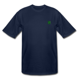 Men's Tall T-Shirt WITH GREEN LOGO - navy