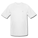 Men's Tall T-Shirt WITH WHITE  LOGO - white