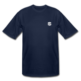 Men's Tall T-Shirt WITH WHITE  LOGO - navy