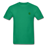 Hanes Adult Tagless T-Shirt  WITH GREEN  LOGO - kelly green