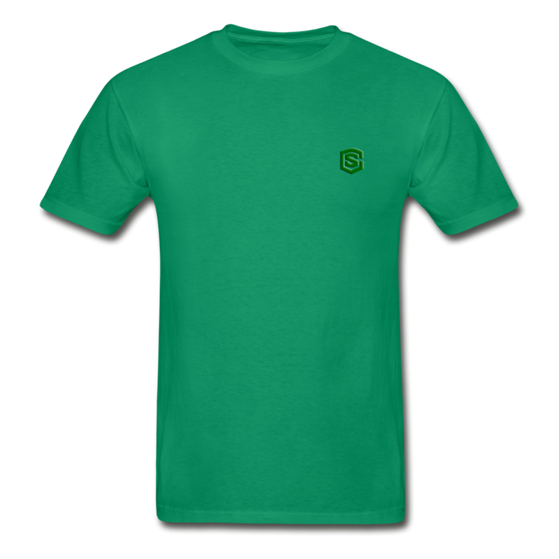 Hanes Adult Tagless T-Shirt  WITH GREEN  LOGO - kelly green