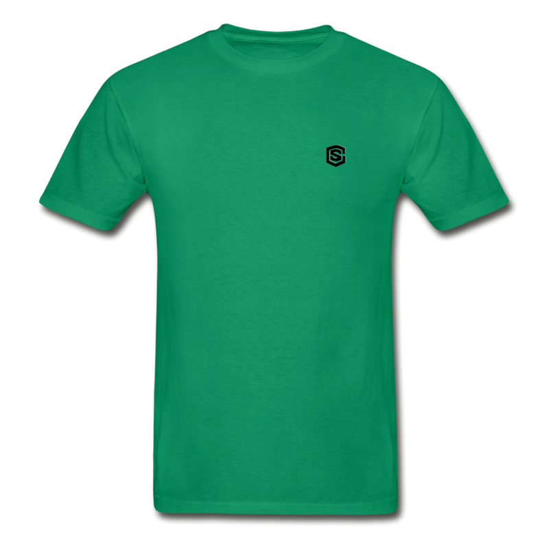 Hanes Adult Tagless T-Shirt WITH BLACK  LOGO - kelly green