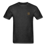 Hanes Adult Tagless T-Shirt  WITH BROWN  LOGO - charcoal gray