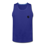 Men’s Premium Tank  WITH BLACK  LOGO - royal blue