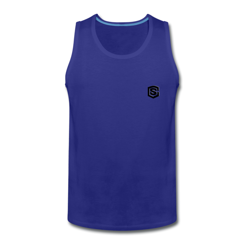 Men’s Premium Tank  WITH BLACK  LOGO - royal blue