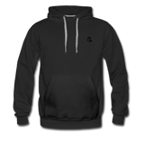 Men’s Premium Hoodie  WITH BLACK  LOGO - black